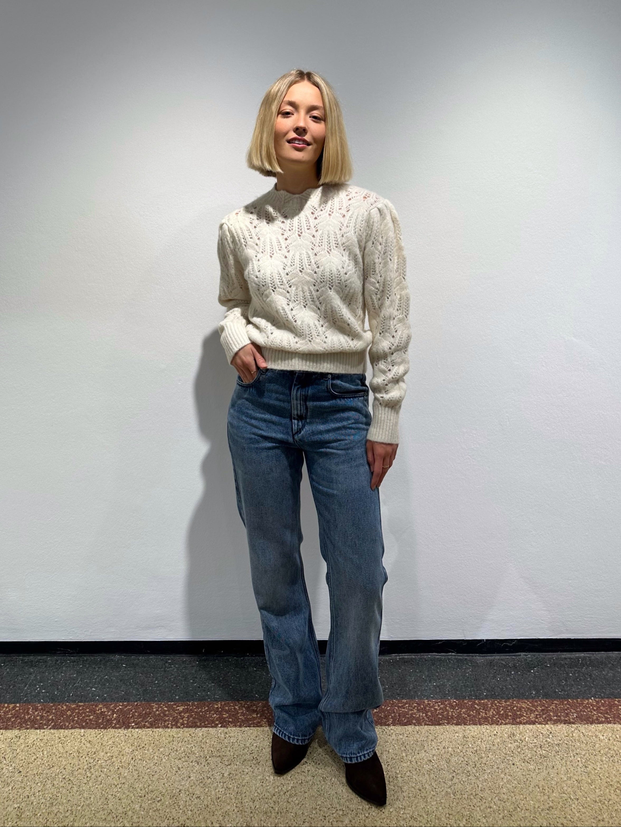 Isabel Marant Bootcut "Belvira" in Light Blue