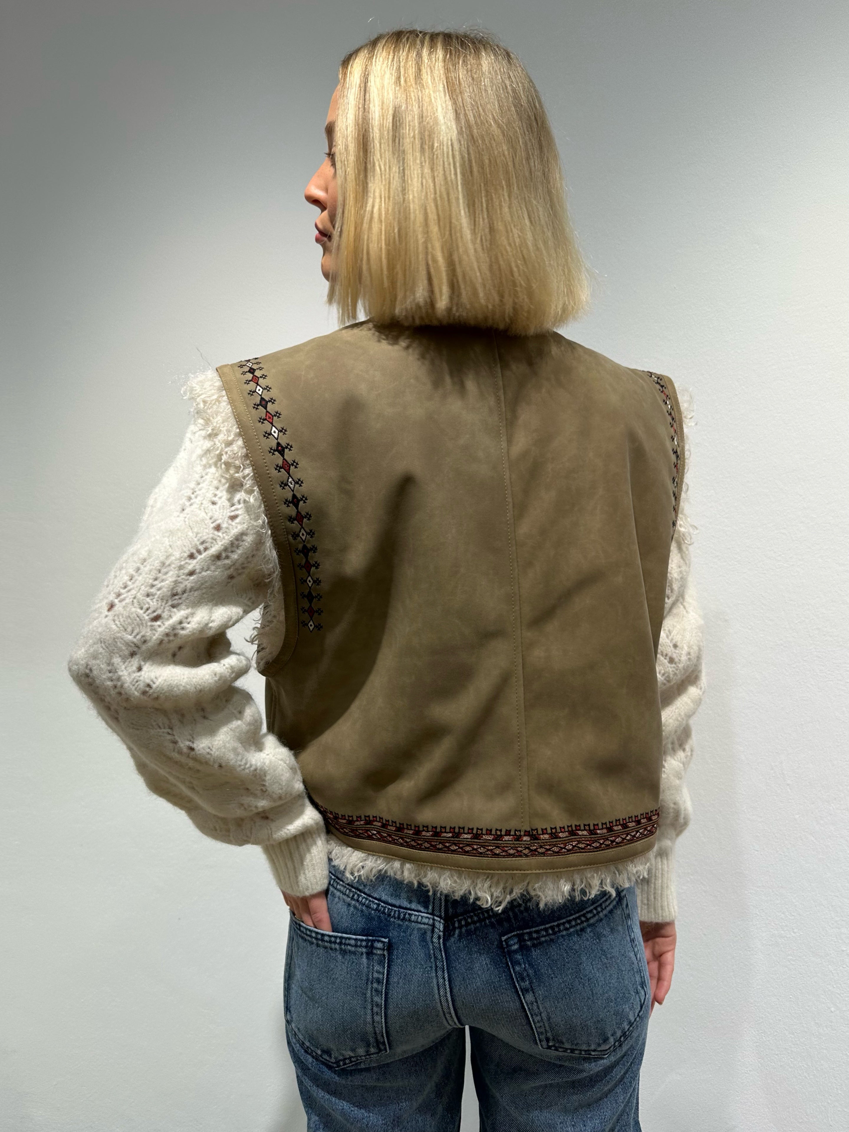 Isabel Marant Weste "Clemencia" in Taupe