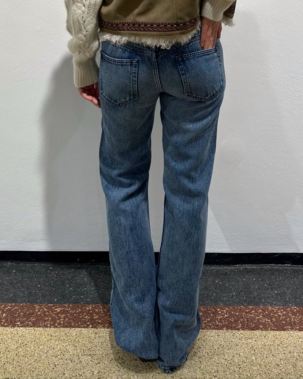 Isabel Marant Bootcut "Belvira" in Light Blue