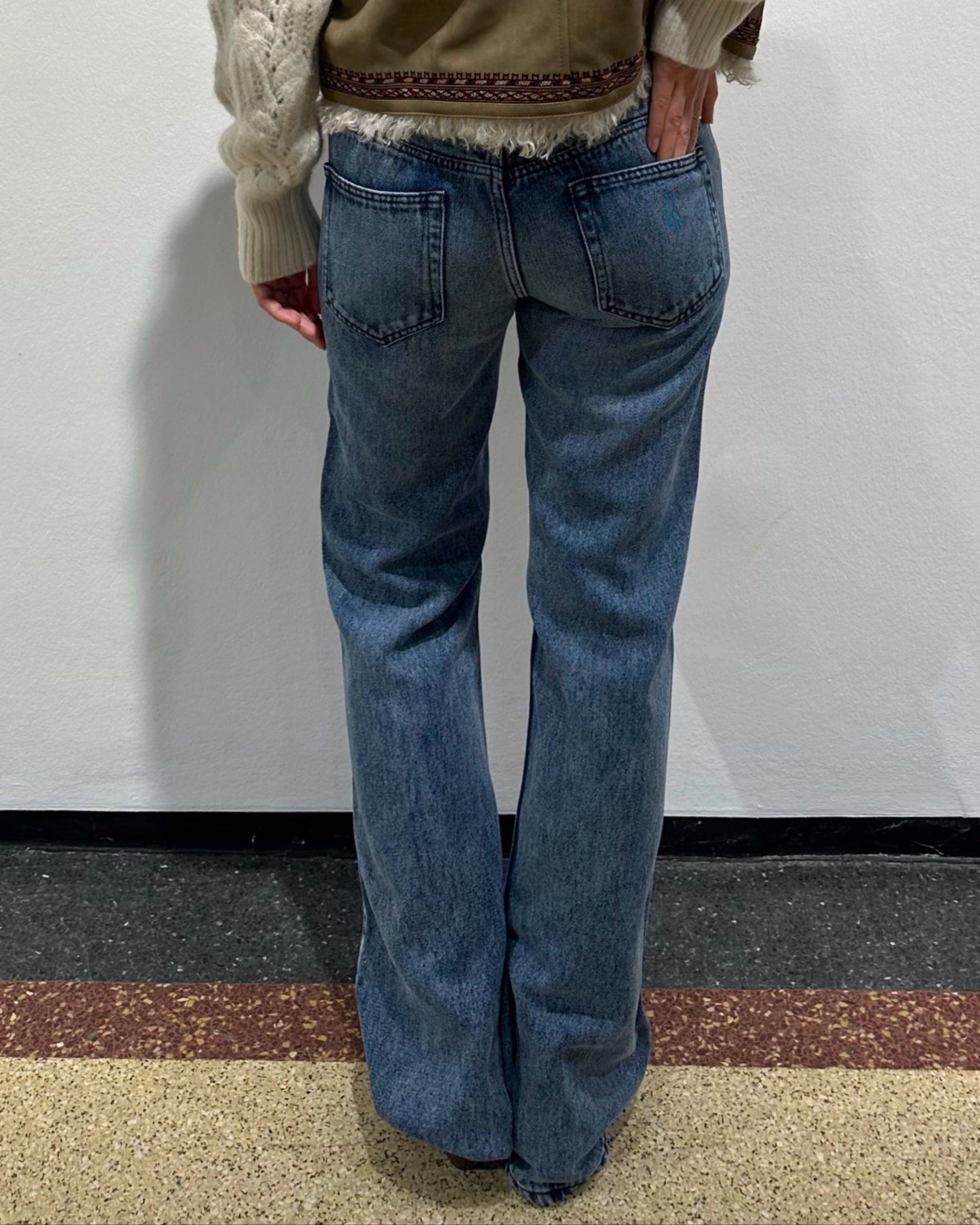 Isabel Marant Bootcut "Belvira" in Light Blue