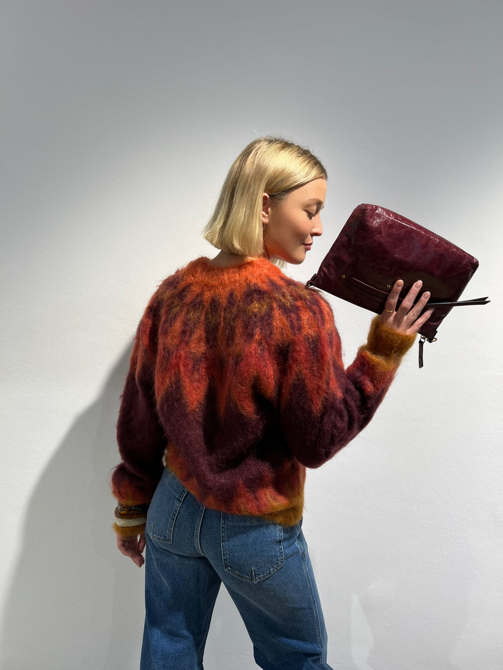 Isabel Marant Umhängetasche "Nessah" in Grapefruit