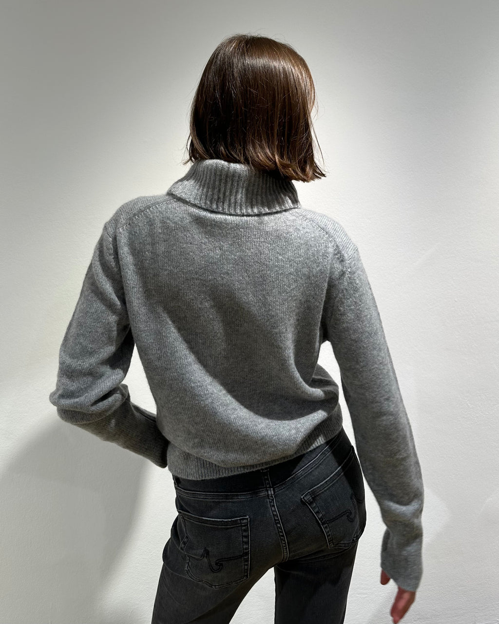 Iris von Arnim Rollkragenpullover "Berit" in Platin