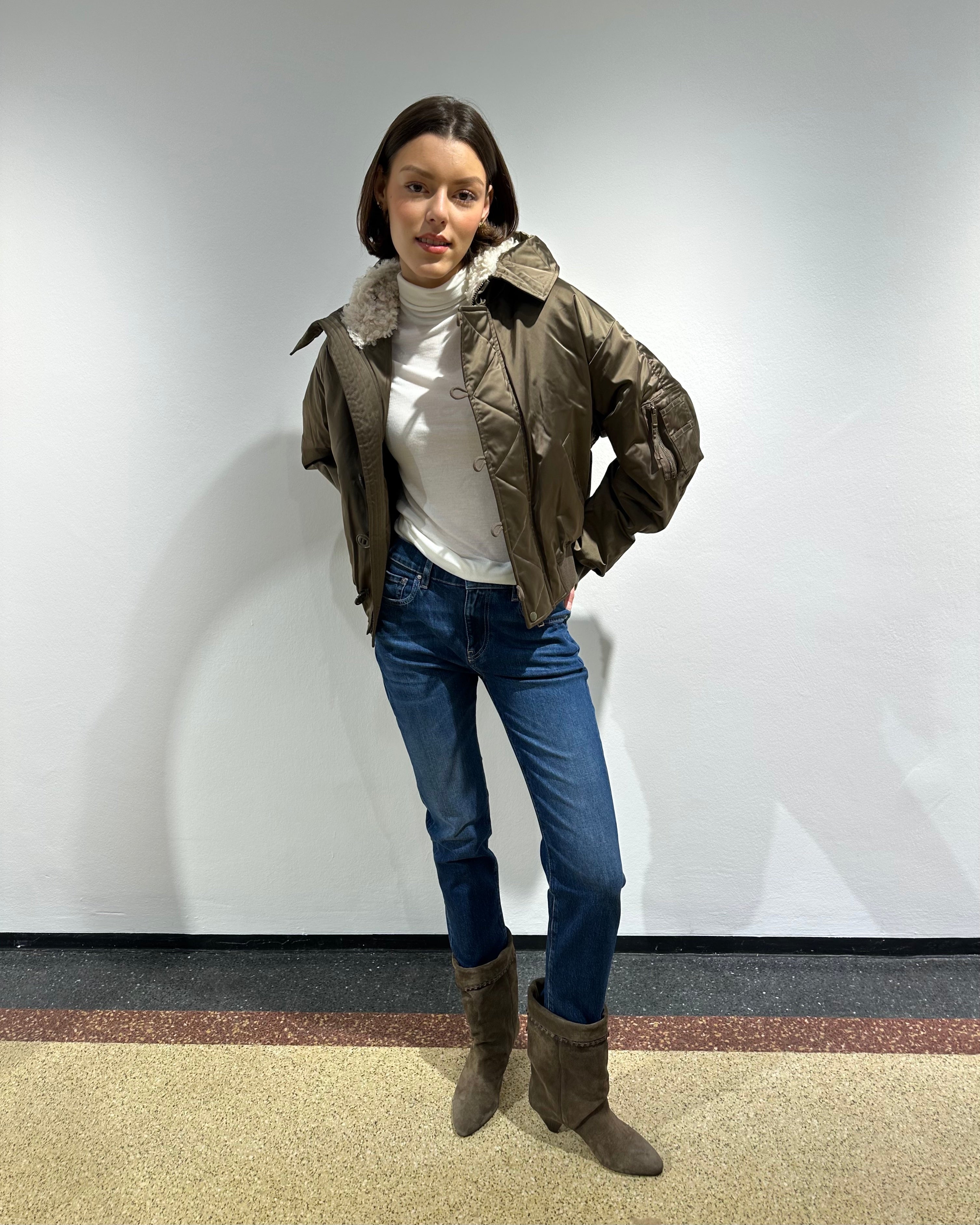 AG Jeans "Ex Boyfriend" in Mittelblau