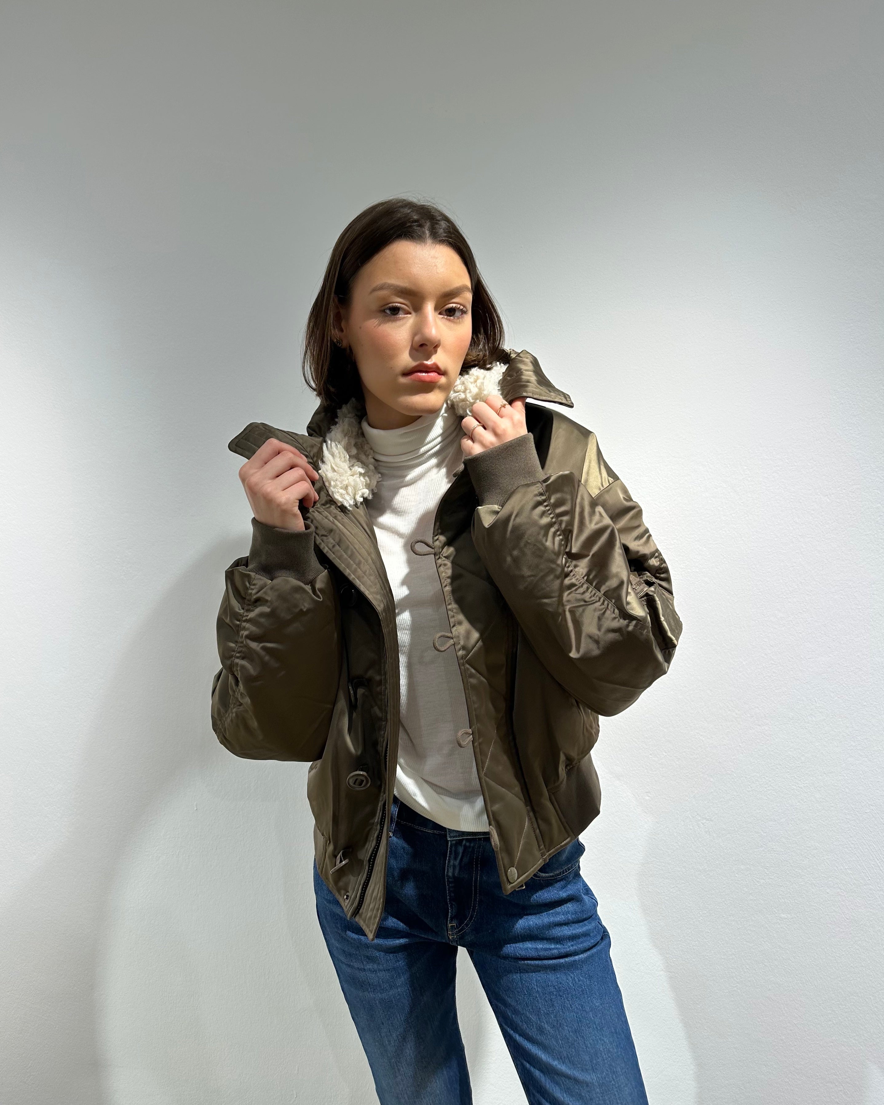 Isabel Marant Kurzmantel "Elisa" in Khaki