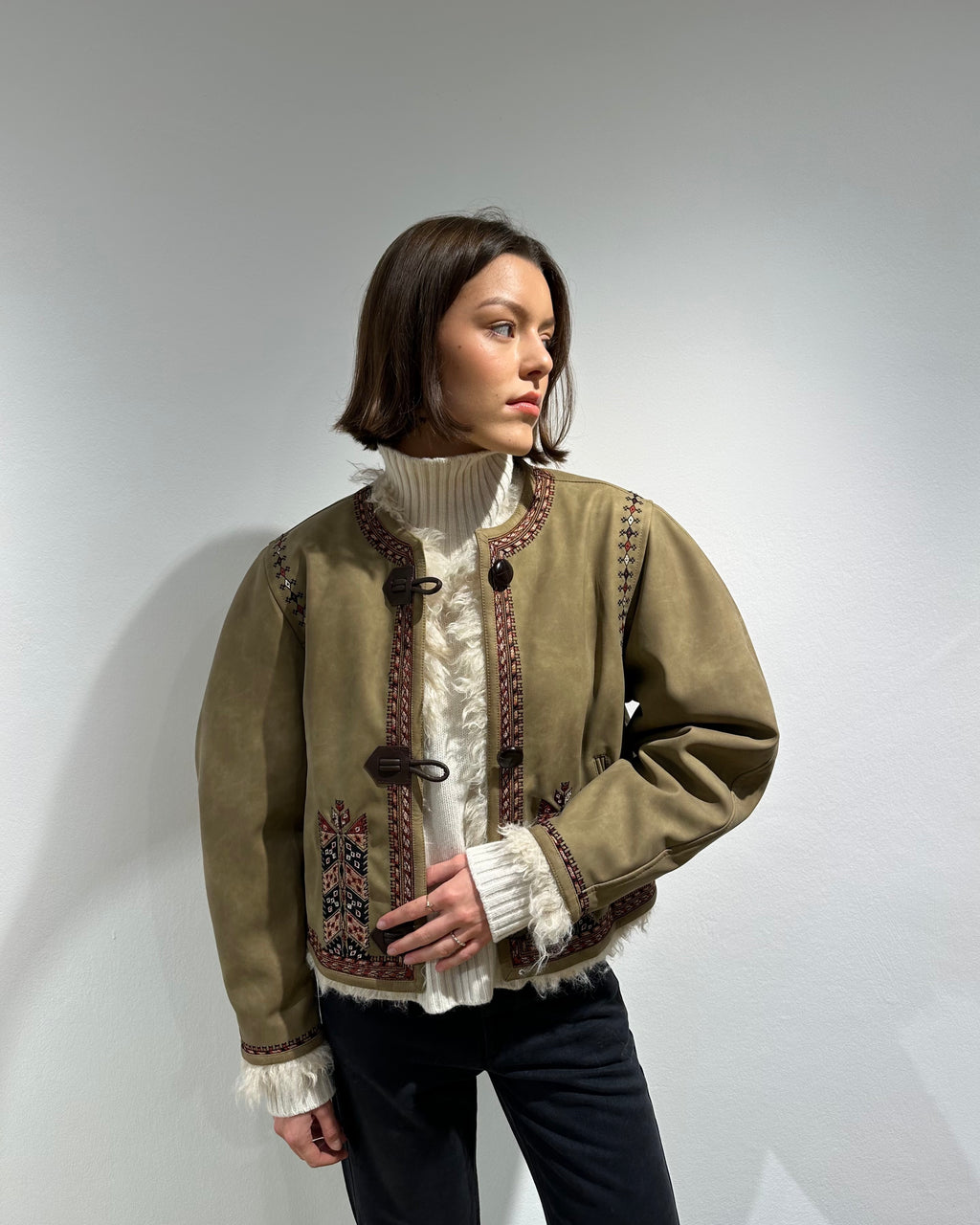 Isabel Marant Jacke "Cely" in Taupe