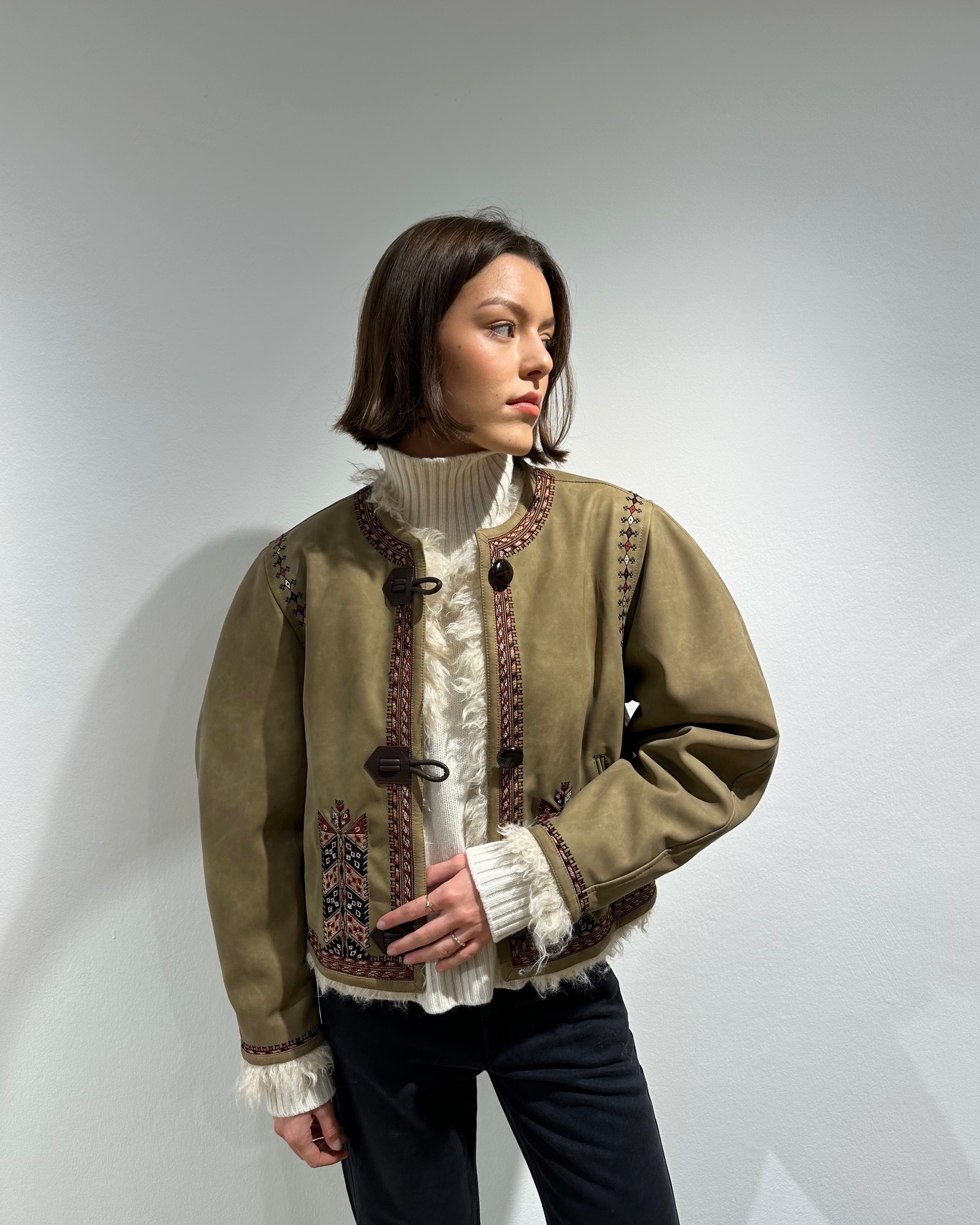 Isabel Marant Jacke "Cely" in Taupe