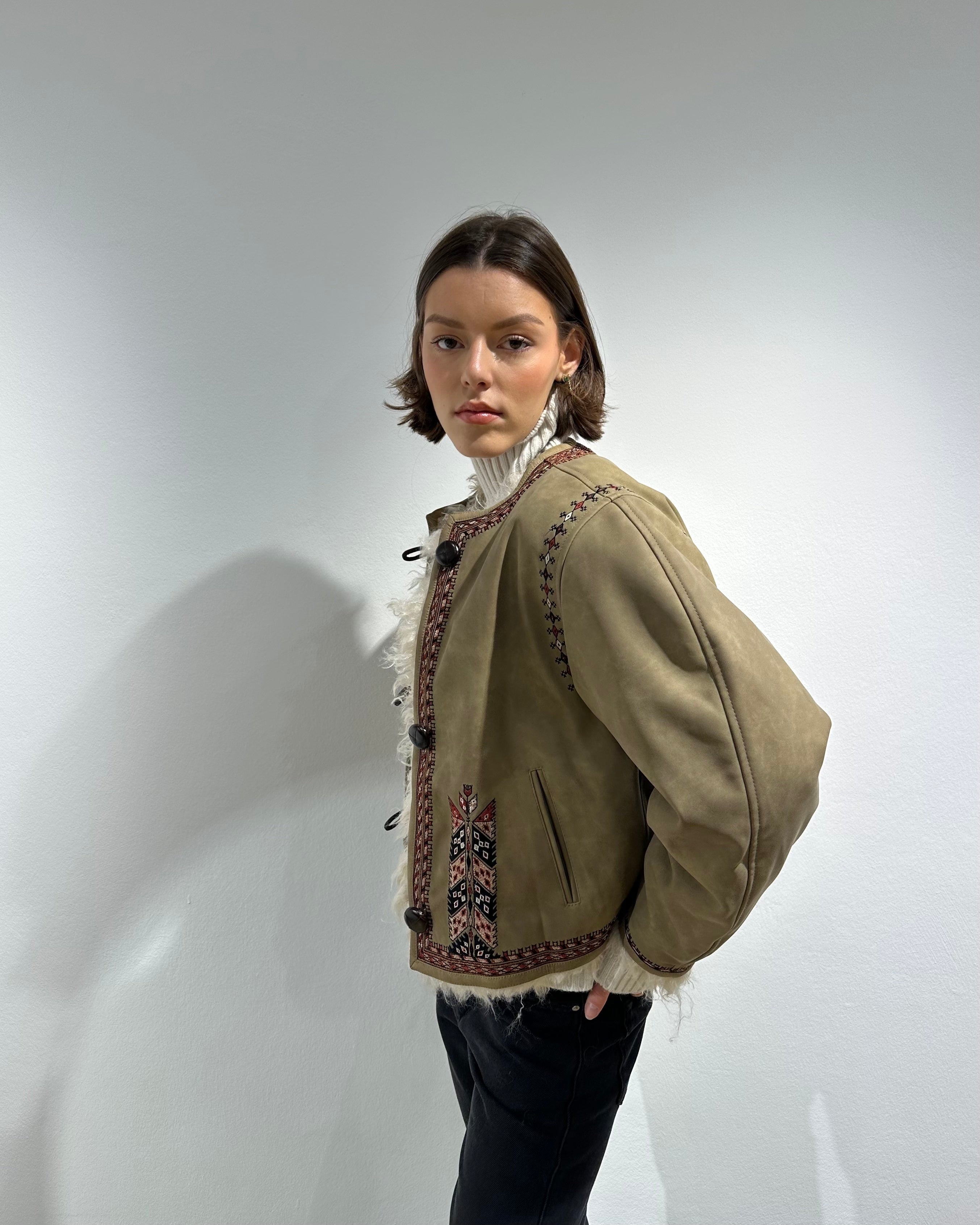 Isabel Marant Jacke "Cely" in Taupe