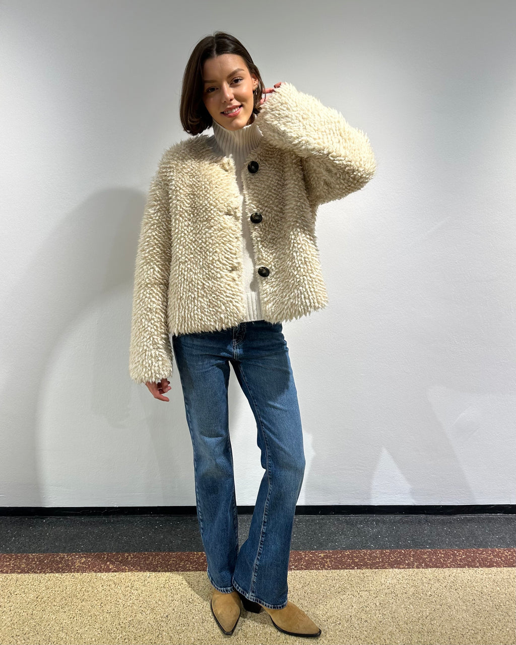 AG Jeans Bootcut "Sophie" in Mittelblau