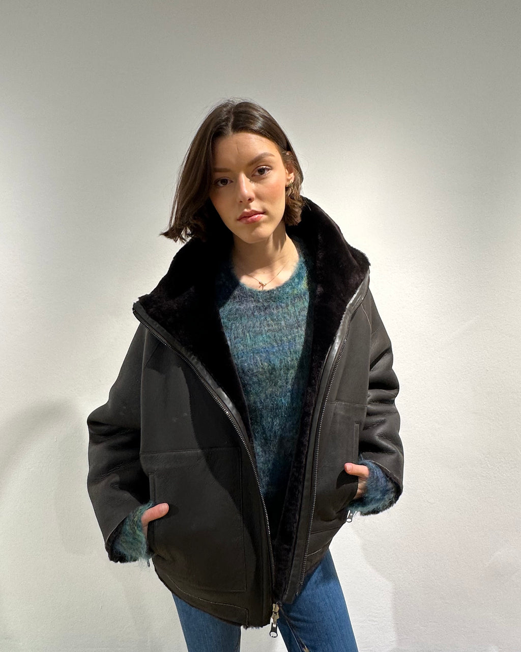 NOVELLE Wendejacke "Colette" in Chocolate