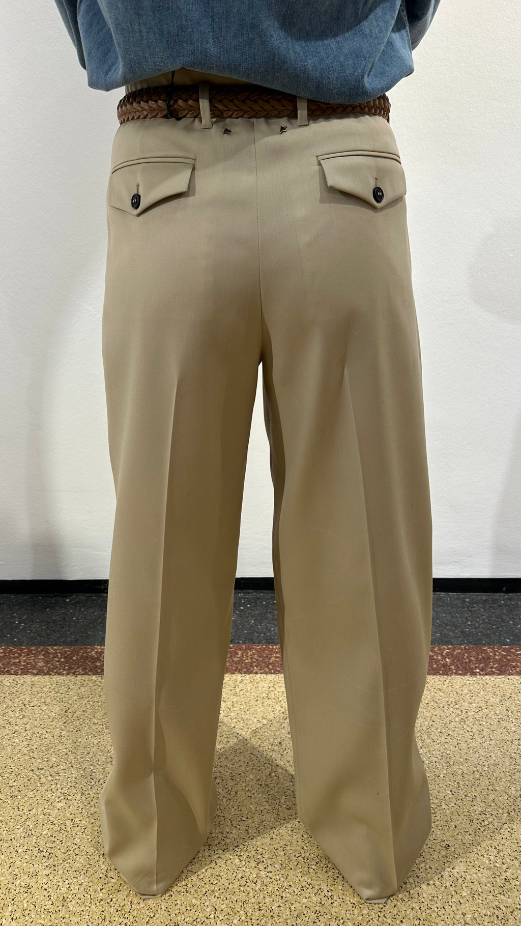 Golden Goose Stoffhose "Flavia" in Sand