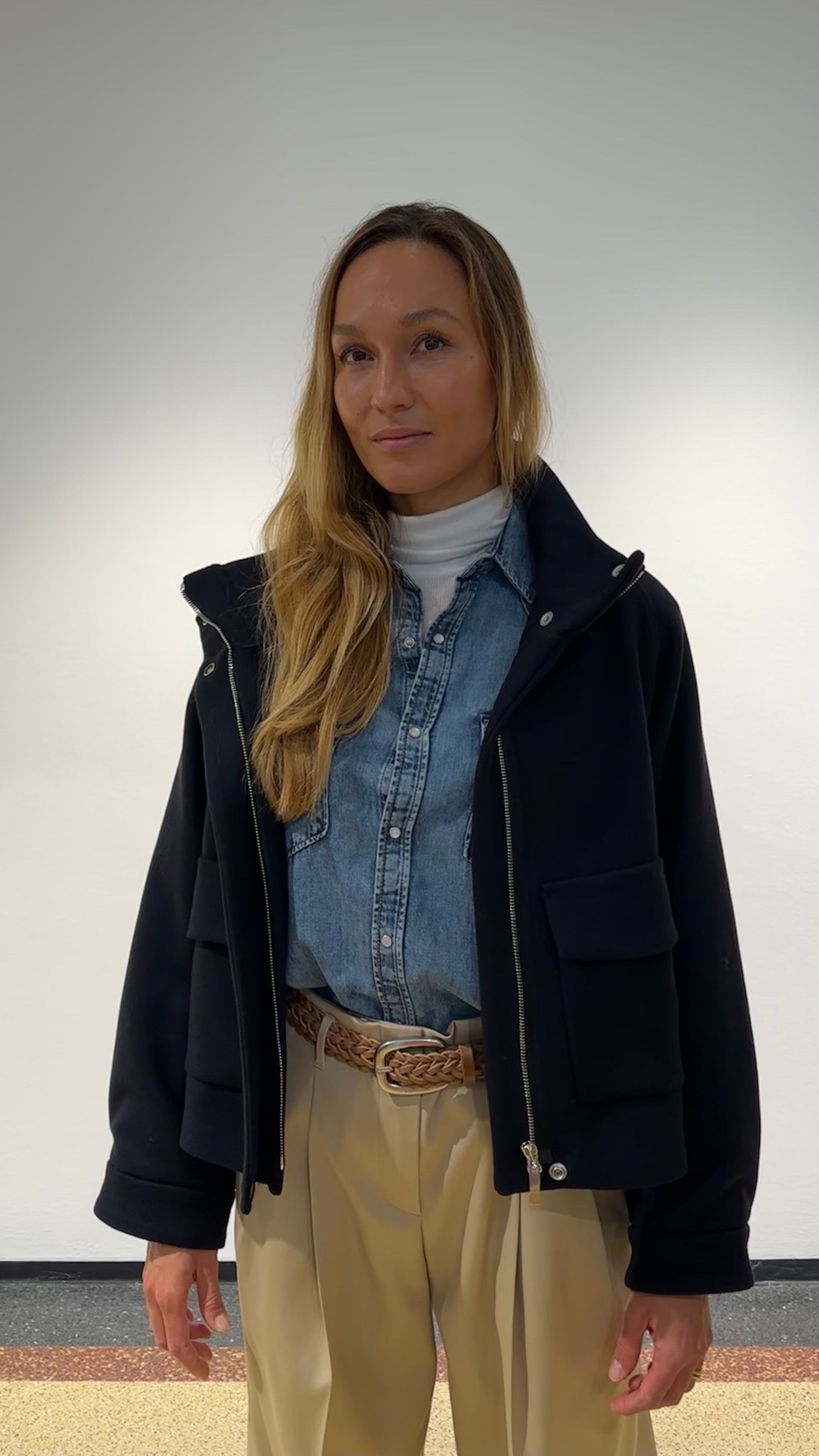 NINE:INTHE:MORNING Jacke Mirta in Dunkelblau