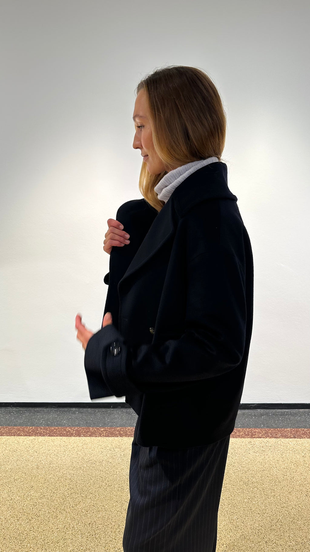 Tagliatore Jacke "Sheila" in Dunkelblau