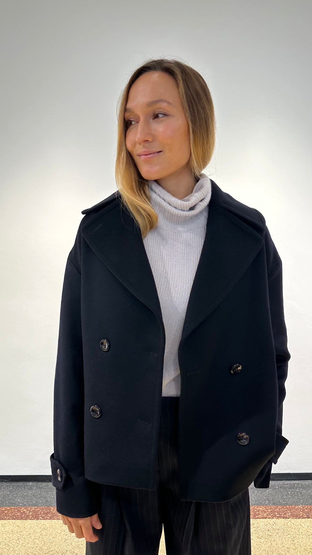 Tagliatore Jacke "Sheila" in Dunkelblau