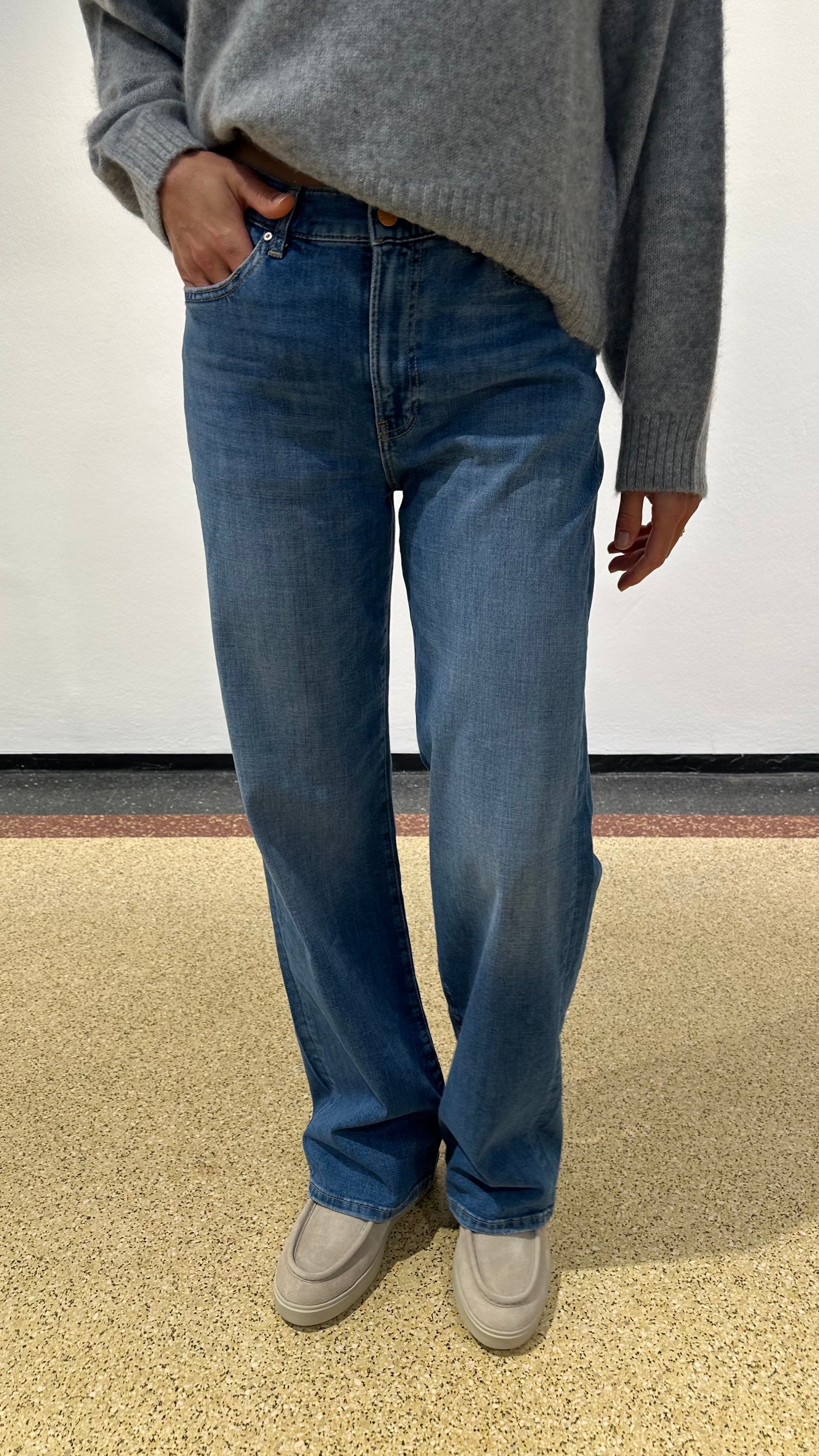 AG Jeans "New Baggy" in Mittelblau