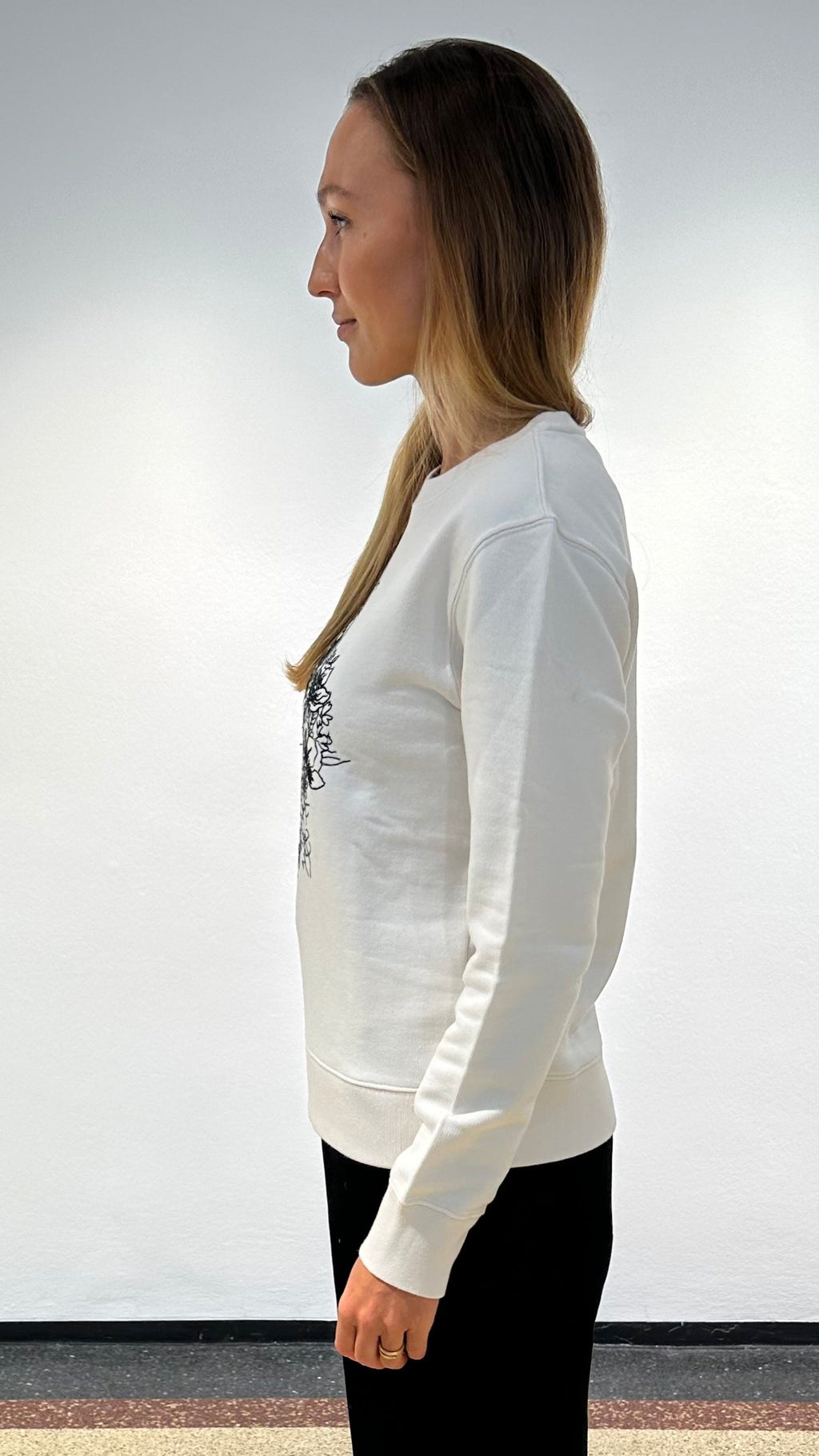 Golden Goose Sweatshirt "Athena" in Weiß