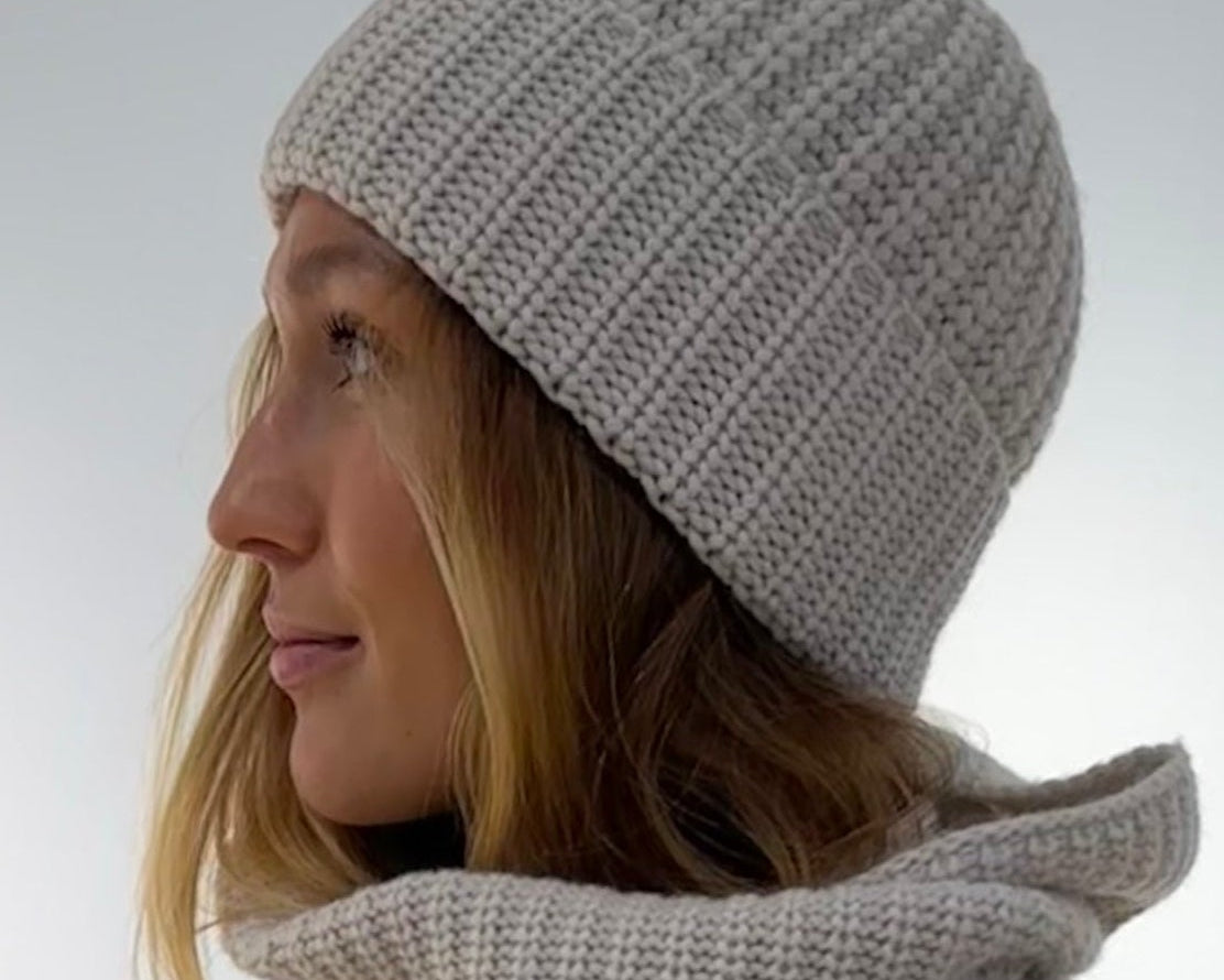 Iris von Arnim Mütze "Sorin" in Creme